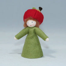 Handmade Apple Fairy Doll by Ambrosius – Eco-Friendly Wool Felt Waldorf Toy from Eco Flower Fairies LLC