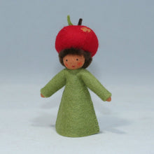 Handmade Apple Fairy Doll by Ambrosius – Eco-Friendly Wool Felt Waldorf Toy from Eco Flower Fairies LLC