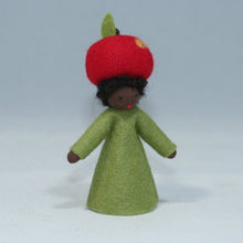 Handmade Apple Fairy Doll by Ambrosius – Eco-Friendly Wool Felt Waldorf Toy from Eco Flower Fairies LLC