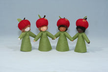 Apple Fairy Doll – 2.5”, 3" & 3.5” Handmade Felt Waldorf Decorations by Ambrosius