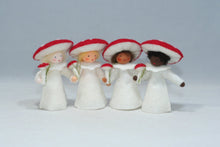 Handmade Fly Agaric Mushroom Fairy Doll by Ambrosius – Eco-Friendly Wool Felt Waldorf Toy from Eco Flower Fairies LLC