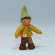 Handmade Forest Gnome Doll by Ambrosius – Eco-Friendly Wool Felt Waldorf Toy from Eco Flower Fairies LLC