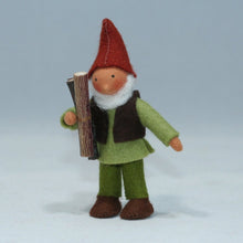 Handmade Forest Gnome Doll by Ambrosius – Eco-Friendly Wool Felt Waldorf Toy from Eco Flower Fairies LLC