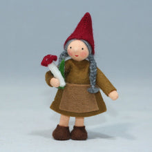 Handmade Forest Gnome Doll by Ambrosius – Eco-Friendly Wool Felt Waldorf Toy from Eco Flower Fairies LLC