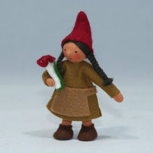 Handmade Forest Gnome Doll by Ambrosius – Eco-Friendly Wool Felt Waldorf Toy from Eco Flower Fairies LLC