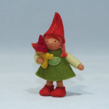 Handmade Forest Gnome Doll by Ambrosius – Eco-Friendly Wool Felt Waldorf Toy from Eco Flower Fairies LLC