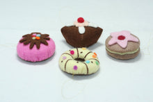 Christmas Gingerbread Doll and Cookie – 1.5" & 2.5” Handmade Felt Waldorf Decorations by Ambrosius