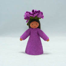 Chrysanthemum Fairy Doll – 2.5” & 3" Handmade Felt Waldorf Decorations by Ambrosius