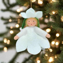 Handmade Christmas Rose Princess Doll by Ambrosius – Eco-Friendly Wool Felt Waldorf Toy from Eco Flower Fairies LLC