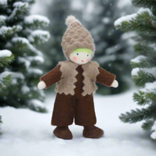 Handmade Pine Pixie Doll by Ambrosius – Eco-Friendly Wool Felt Waldorf Toy from Eco Flower Fairies LLC