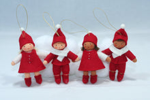 Handmade Santa's Helper Doll by Ambrosius – Eco-Friendly Wool Felt Waldorf Toy from Eco Flower Fairies LLC
