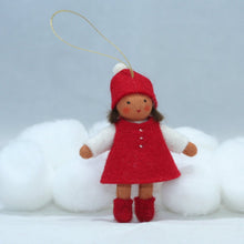 Handmade Santa's Helper Doll by Ambrosius – Eco-Friendly Wool Felt Waldorf Toy from Eco Flower Fairies LLC