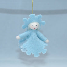 Handmade Snowflake Princess Doll by Ambrosius – Eco-Friendly Wool Felt Waldorf Toy from Eco Flower Fairies LLC