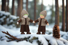 Handmade Pine Pixie Doll by Ambrosius – Eco-Friendly Wool Felt Waldorf Toy from Eco Flower Fairies LLC