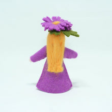 Chrysanthemum Fairy Doll – 2.5” & 3" Handmade Felt Waldorf Decorations by Ambrosius