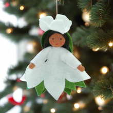 Handmade Christmas Rose Princess Doll by Ambrosius – Eco-Friendly Wool Felt Waldorf Toy from Eco Flower Fairies LLC