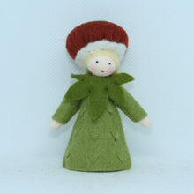 Handmade Chestnut Fairy Doll by Ambrosius – Eco-Friendly Wool Felt Waldorf Toy from Eco Flower Fairies LLC