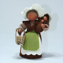 Handmade Mother Earth with Baby Seed Doll Set by Ambrosius – Eco-Friendly Wool Felt Waldorf Toy from Eco Flower Fairies LLC