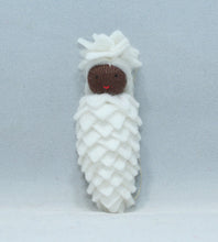 Handmade Pine Cone Baby Doll by Ambrosius – Eco-Friendly Wool Felt Waldorf Toy from Eco Flower Fairies LLC