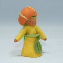 Handmade Pumpkin Fairy Doll by Ambrosius – Eco-Friendly Wool Felt Waldorf Toy from Eco Flower Fairies LLC