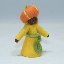 Handmade Pumpkin Fairy Doll by Ambrosius – Eco-Friendly Wool Felt Waldorf Toy from Eco Flower Fairies LLC