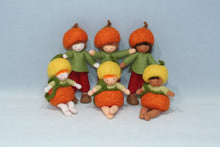 Handmade Pumpkin Pixie Doll by Ambrosius – Eco-Friendly Wool Felt Waldorf Toy from Eco Flower Fairies LLC