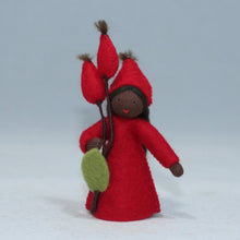 Handmade Rose Hips Fairy Doll by Ambrosius – Eco-Friendly Wool Felt Waldorf Toy from Eco Flower Fairies LLC