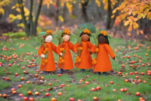 Handmade Seaberry Fairy Doll by Ambrosius – Eco-Friendly Wool Felt Waldorf Toy from Eco Flower Fairies LLC