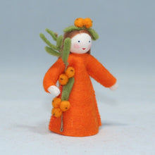 Handmade Seaberry Fairy Doll by Ambrosius – Eco-Friendly Wool Felt Waldorf Toy from Eco Flower Fairies LLC