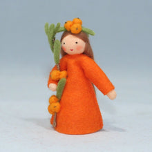 Handmade Seaberry Fairy Doll by Ambrosius – Eco-Friendly Wool Felt Waldorf Toy from Eco Flower Fairies LLC
