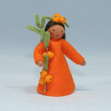 Handmade Seaberry Fairy Doll by Ambrosius – Eco-Friendly Wool Felt Waldorf Toy from Eco Flower Fairies LLC