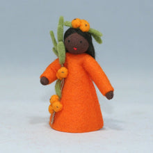 Handmade Seaberry Fairy Doll by Ambrosius – Eco-Friendly Wool Felt Waldorf Toy from Eco Flower Fairies LLC