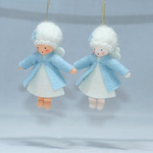 Winter Pixie Doll – 3" Handmade Felt Waldorf Decoration by Ambrosius