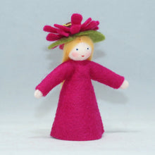 Handmade Zinnia Fairy Doll by Ambrosius – Eco-Friendly Wool Felt Waldorf Toy from Eco Flower Fairies LLC