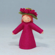 Handmade Zinnia Fairy Doll by Ambrosius – Eco-Friendly Wool Felt Waldorf Toy from Eco Flower Fairies LLC