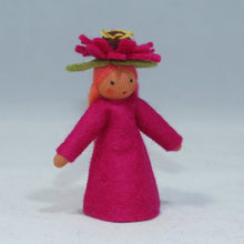 Handmade Zinnia Fairy Doll by Ambrosius – Eco-Friendly Wool Felt Waldorf Toy from Eco Flower Fairies LLC