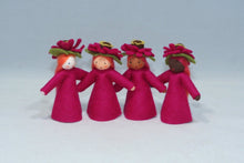 Handmade Zinnia Fairy Doll by Ambrosius – Eco-Friendly Wool Felt Waldorf Toy from Eco Flower Fairies LLC