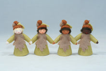 Acorn Fairy Doll – 2.5” & 3.5” Handmade Felt Waldorf Decorations by Ambrosius
