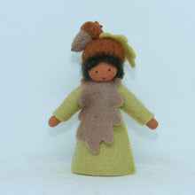 Handmade Acorn Fairy Doll by Ambrosius – Eco-Friendly Wool Felt Waldorf Toy from Eco Flower Fairies LLC