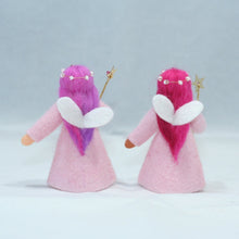 Aurora Borealis Fairy Doll – 2.5” Handmade Felt Waldorf Decoration by Ambrosius