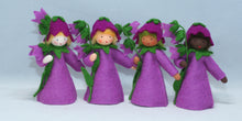 Bellflower Fairy Doll – 2.5” & 3.5" Handmade Felt Waldorf Decorations by Ambrosius
