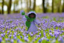 Bluebell Fairy Doll – 2.5” Handmade Felt Waldorf Decoration by Ambrosius