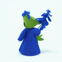 Bluebonnet Fairy Doll – 2.5" & 3” Handmade Felt Waldorf Decoration by Ambrosius