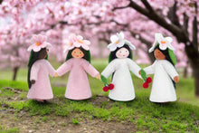 Handmade Cherry Blossom Fairy Doll by Ambrosius – Eco-Friendly Wool Felt Waldorf Toy from Eco Flower Fairies LLC