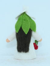 Cherry Blossom Fairy Doll – 2.5” Handmade Felt Waldorf Decoration by Ambrosius