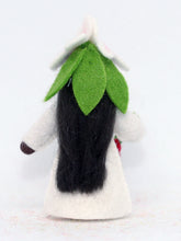 Cherry Blossom Fairy Doll – 2.5” Handmade Felt Waldorf Decoration by Ambrosius