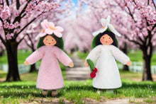Handmade Cherry Blossom Fairy Doll by Ambrosius – Eco-Friendly Wool Felt Waldorf Toy from Eco Flower Fairies LLC