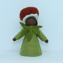 Handmade Chestnut Fairy Doll by Ambrosius – Eco-Friendly Wool Felt Waldorf Toy from Eco Flower Fairies LLC