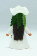 Christmas Rose Fairy Doll – 2.5” Handmade Felt Waldorf Decoration by Ambrosius