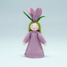 Handmade Crocus Fairy Doll by Ambrosius – Eco-Friendly Wool Felt Waldorf Toy from Eco Flower Fairies LLC